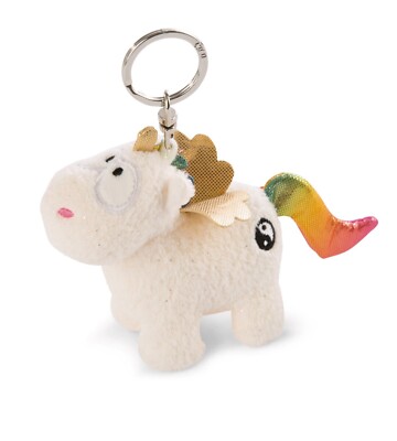 NICI Schlüsselanhänger Einhorn Yang Regenbogen