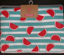 14 X 72 WHATTA MELON 100 % Cotton Table Runner