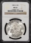 1885-O $1 Morgan Silver Dollar MS 63 NGC # 1208057-027 + Bonus