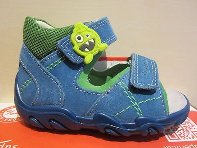 Superfit LL-Sandale Sandalen Sandalette Sandaletten blau/grün Leder Neu !!! - Bild 1 von 4