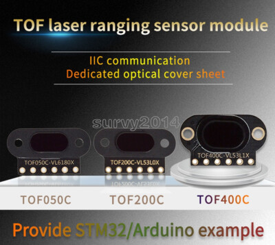 Time of Flight (ToF) Laser Ranging Sensor Module 50CM/2M/4M IIC For Arduino