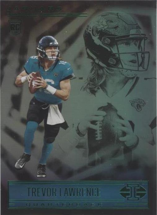 2021 DONRUSS OPTIC Trevor Lawrence recrue Kings noir Pandora 10/25 EUR