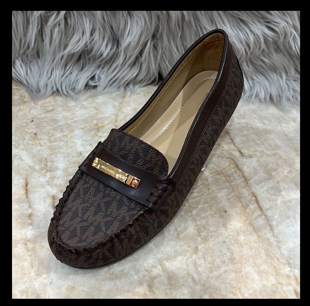 MICHAEL KORS MKロゴ ローファー Size 5.5-Michael Kors Everett Loafer Women Brown Signature