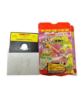 Phantom of the asteroids and  Hektik by Mastertronic commodore 64/128