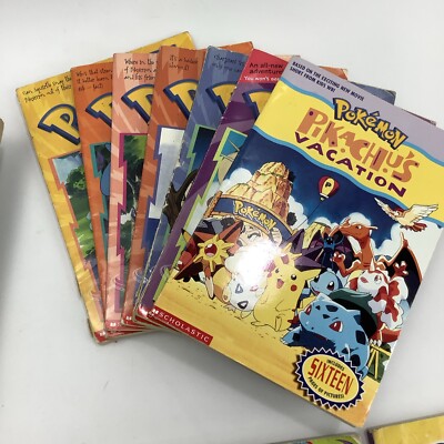 Original 1999 Pokemon Book Set 1-13 + Handbooks & Guides, Pikachus