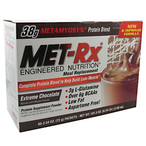 METRx Meal Replacement Protein Powder Extreme Chocolate 40 Packets 786560187060 eBay