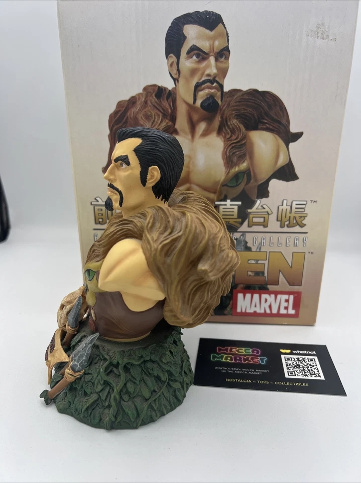 Art Asylum's Rogues Gallery Kraven Bust (2002) Diamond Select #2072/6500 Foto 2 de 4