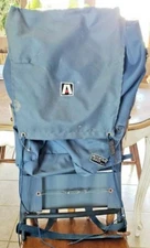 VTG ACADEMY BROADWAY BLUE  MOUNTAIN CREST EXTERNAL FRAME ALUM HIKING BACKPACK