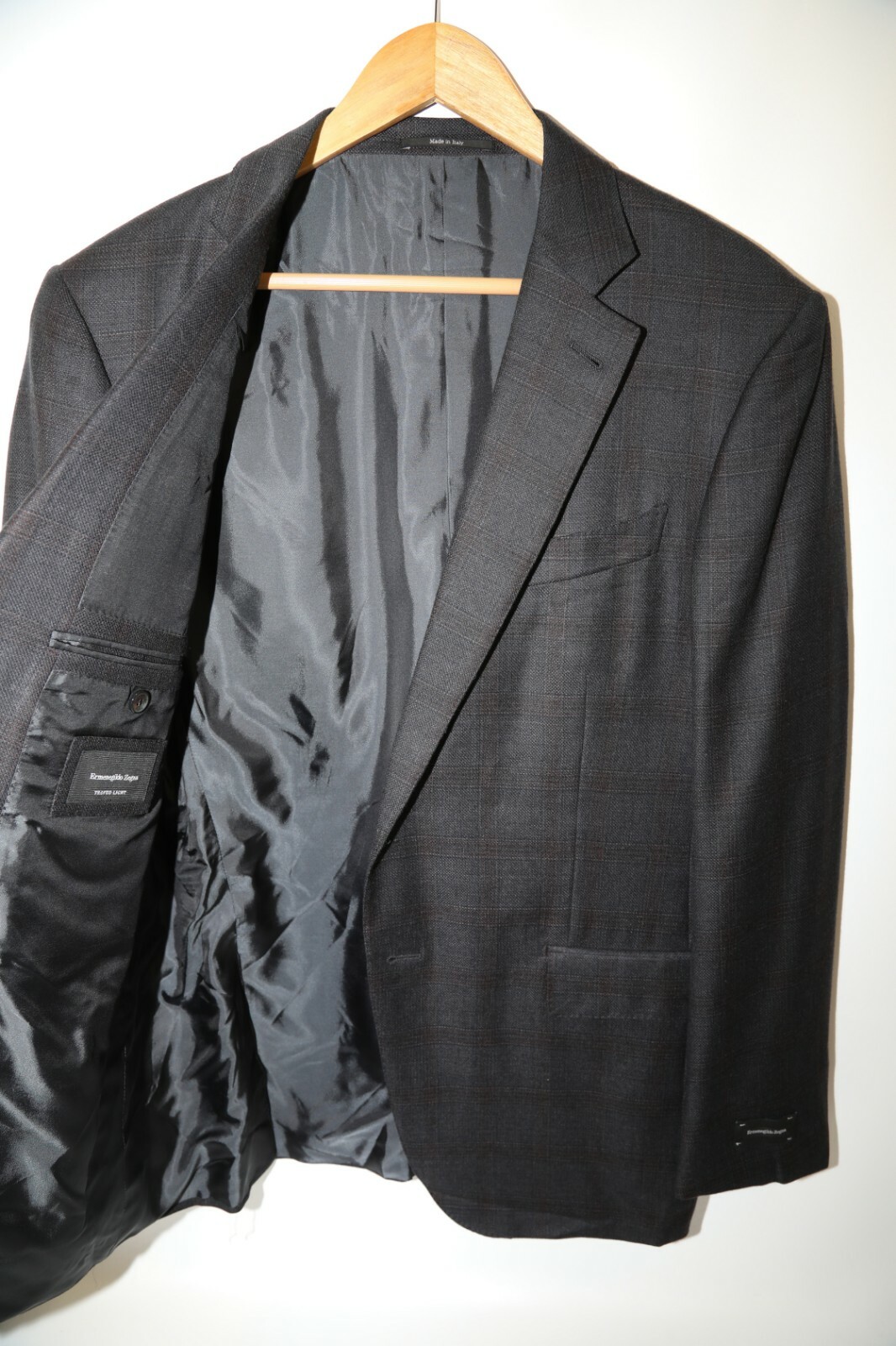 Ermenegildo Zegna Trofeo Light Two Button Blazer Jacket Size 44 R  $2,495 #289 image 3