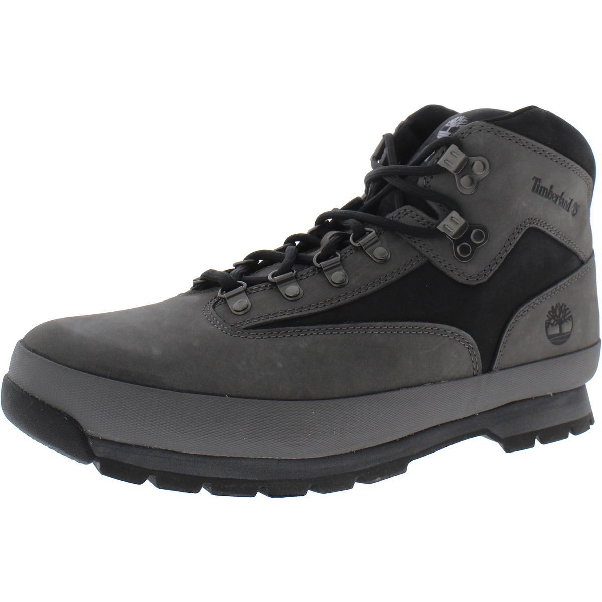 Мужские треккинговые ботинки Timberland Euro Grey из нубука 13 Medium D BHFO 1535 17890₽