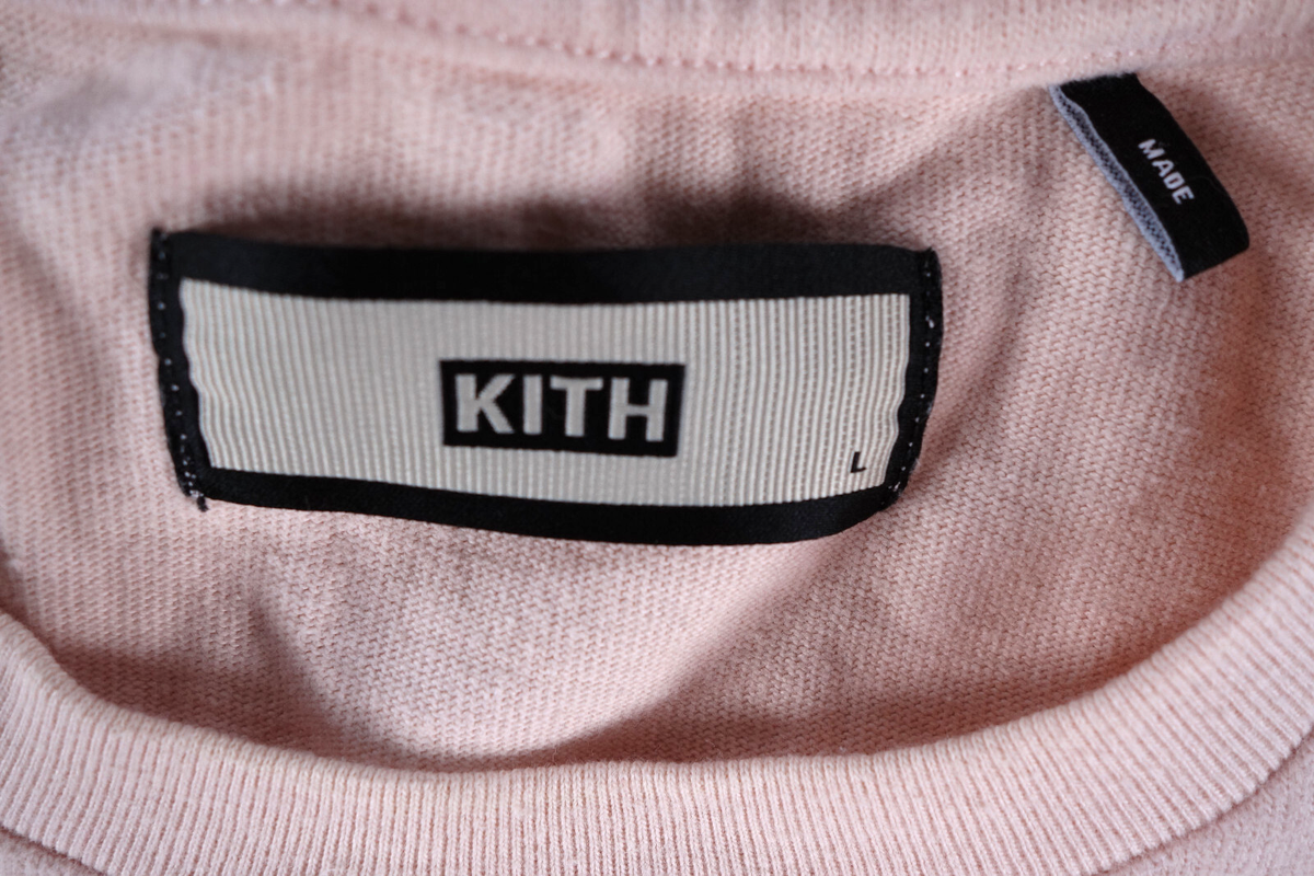 KITH Classic Box Logo t shirt LARGE SS17 light pink | eBay