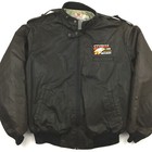 Vtg Sturgis 1991 Motorcycle Biker Jacket Quilted Bomber Made USA Coat Logo Sz XL