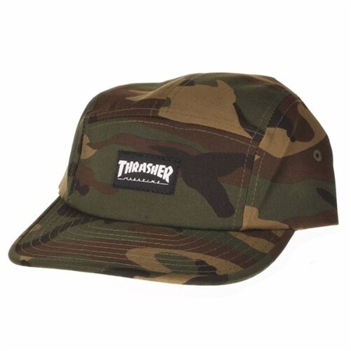 Thrasher Logo 5 Panel Camp Hat Camo | eBay