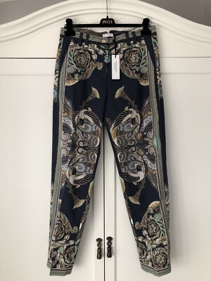 VERSACE Collection Multicoloured Iconic Baroque Patterned Trousers