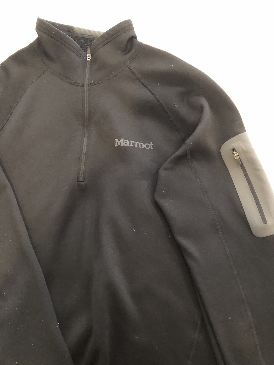Marmot Stretch Fleece, Half-Zip Men's Small Black Style Marmot Stretch Fleece, Half-Zip Men's Small Black Style