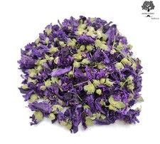 Blue Dried Mallow Flower 220g 7.8oz Premium Quality Malva Sylvestris