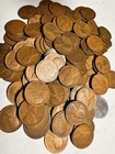 New Listing1 pound bag of Lincoln wheat pennies, 1909 through 1958. ￼ low dates,good coins
