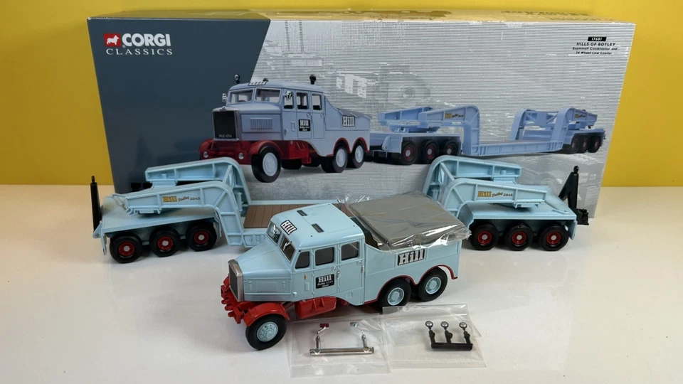 CORGI 1:50 17601 HILLS OF BOTLEY SCAMMELL CONSTRUCTOR & LOW LOADER / BNIB - Image 3 of 4
