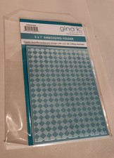 Gina K Designs Gingham Embossing Folder