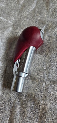 PORSCHE CAYMAN 718 GTS Gear knob 9G14260693 BORDEAUX RED + SHIFT GATE - Picture 4 of 6