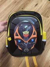 Bumble bee Kids Backpack Black Yellow Orange ...