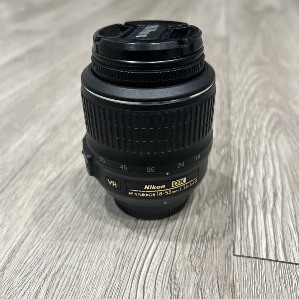 Nikon D3100 DSLR Camera + 2 Lenses: AF-S DX 18-55mm VR & DX VR ED IF Tested - Image 4 of 4