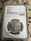 1945 Walking Liberty Half Dollar 50C NGC MS 64