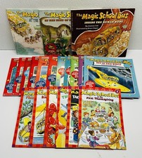 Lot of 20 MAGIC SCHOOL BUS Books~Joanne Cole~Inside the Human Body~Spins a Web~