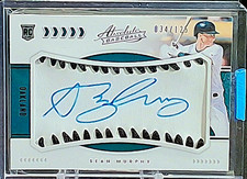 Sean Murphy Rookie Auto RC /125 Absolute 2019 Athletics On-Card. rookie card picture