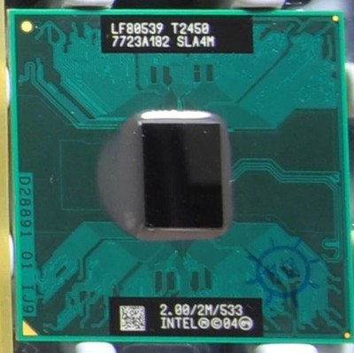 1 pcs   Core Duo T2450 2 GHz Dual-Core CPU Processor SLA4M #zb