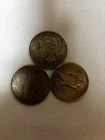 1923 Peace Dollar $1 Silver Coins Lot of 3 Circulated