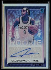 2021-22 Panini Recon #RRS-DDJ David Duke Jr. Rookie Recon Signatures