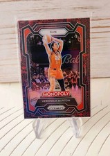 2024 Panini WNBA Monopoly Prizm Veronica Burton #1 Red Icons! Connecticut Sun