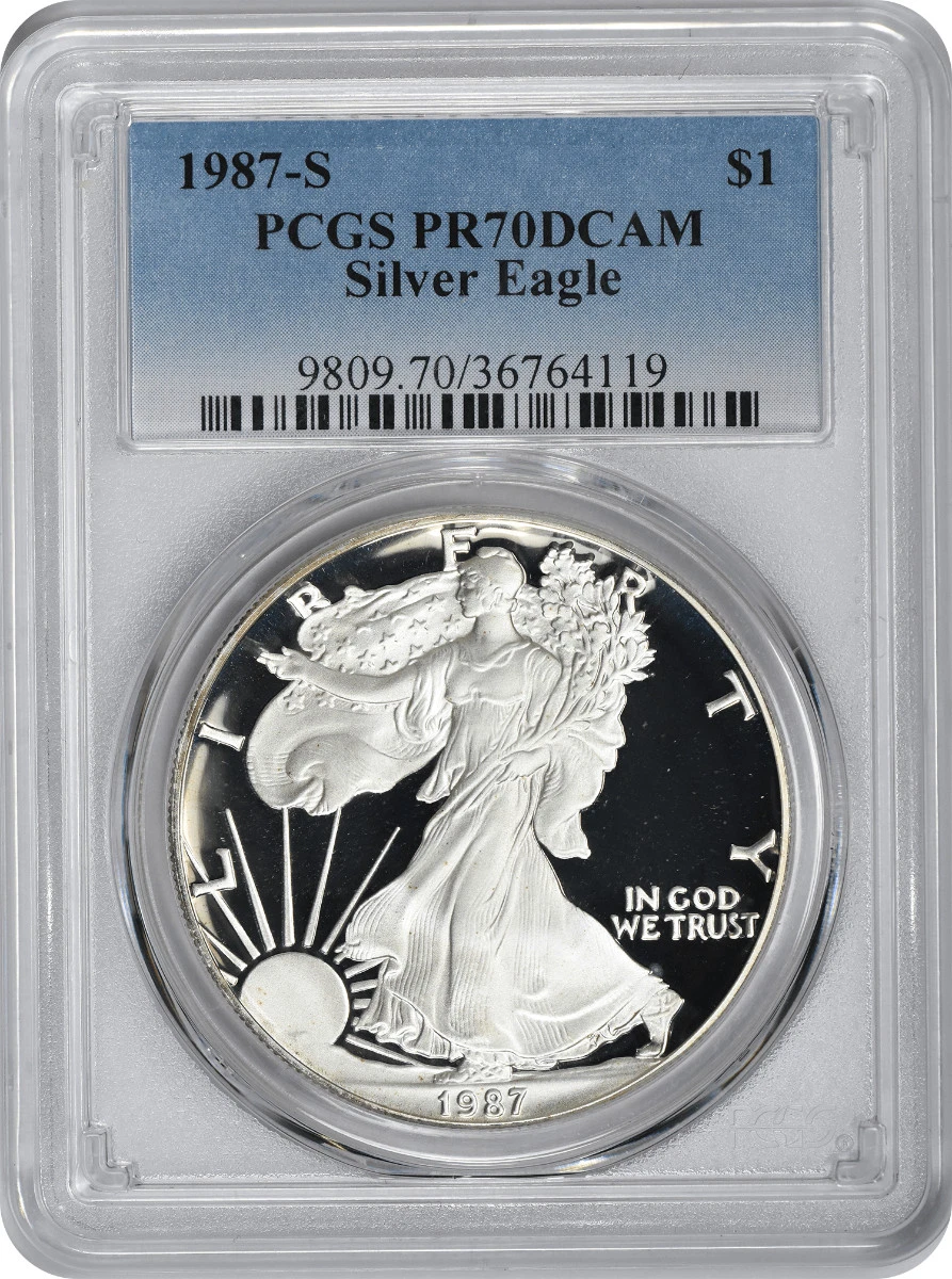 American Eagle PCGS 1987 Silver Bullion Coins for sale | eBay