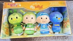 Hallmark Itty Bittys Rainbow Brite Patty O’Green Buddy Blue Champ Lucky Set NIB