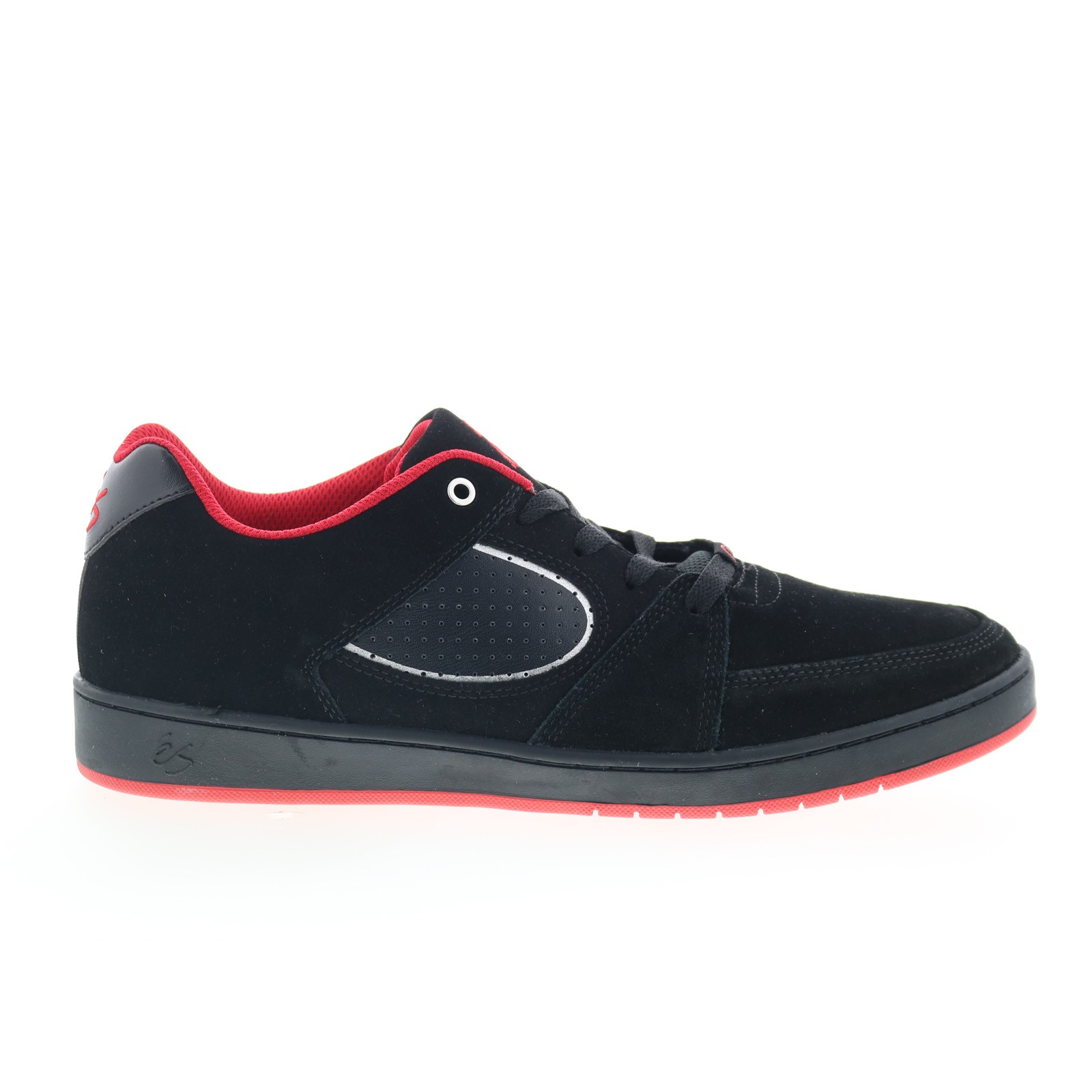 ES Accel Slim 5101000144542 Mens Black Suede Skate Inspired Sneakers Shoes