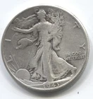 1943 - WALKING LIBERTY HALF DOLLAR-90 % SILVER- LOT # 263