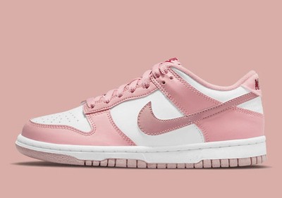Nike Dunk Low Pink Velvet Sneakers Retro DO6485-600 GS Size 6Y = Womens 7.5
