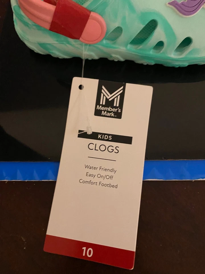 NUEVAS SANDALIAS ZUECO MARCA MIEMBRO TALLA 10 NIÑA PEQUEÑA Foto 3 de 4