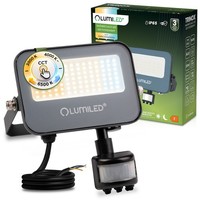 Led-Strahler Trinox 20W 2000Lm CCT IP65 Grau Bewegungsmelder Und DäMmerungssenso