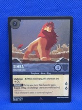 Simba - Returned King #215 Prices | Lorcana First Chapter