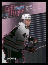 2023-24 Synergy Light Up the Night Rookies Pink #LNWK Wyatt Kaiser /699
