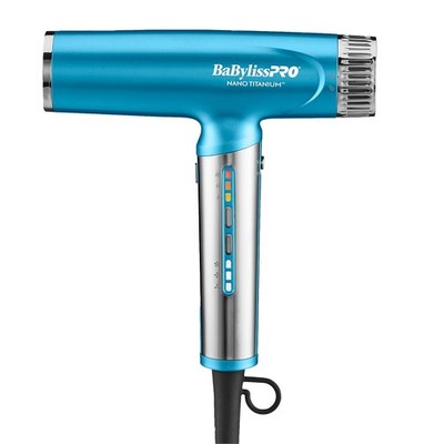 Babyliss Pro Nano Titanium Professional Nano Light Ionic Hair Dryer Blue (E603)