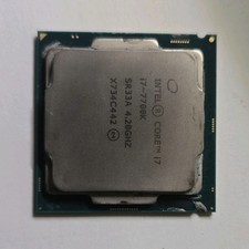 Intel Core i7-7700K 4.2GHz 4-Core LGA1151 CPU 8MB L3 1MB L2 SR33A