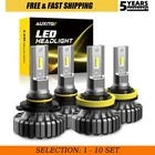 4-40X 9005+H11 LED Headlight Super Bright Bulb 6500K White 30000LM Hi/Lo Beam B3