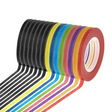 15 Rolls 1/8 Inch Thin Whiteboard Tape Pinstripe Art White Board Marking Grid