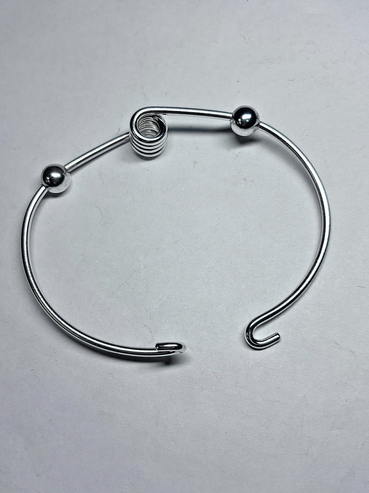 Sterling Silver Adjustable Wired Bangle Bracelet … - image 3