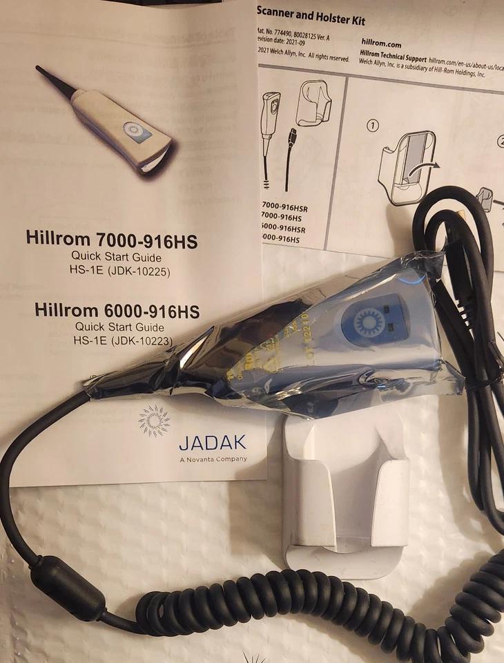 NEW IN BOX HILLROM 7000-916HS Barcode Scanner Kit, Holster, CSM HS-1E