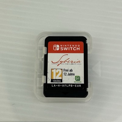 Nintendo Switch Syberia Trilogy **Cartridge Only** Rare Physical Release Game