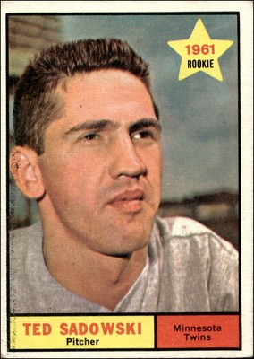 1961 Topps #254 Ted Sadowski